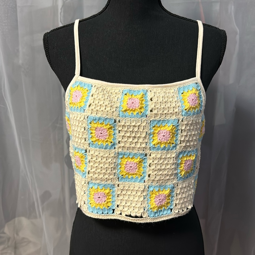 Wild Fable Crochet Crop Top